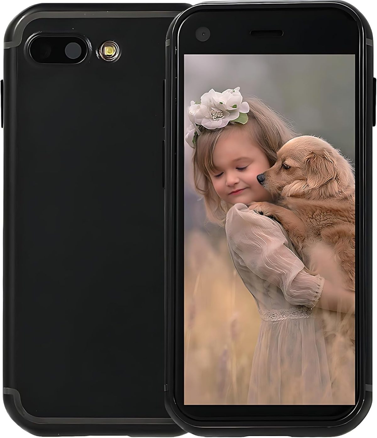 ⁦هيبيبو هاتف ذكي صغير للغاية 3G ثنائي شرائح الاتصال بذاكرة RAM 1GB وروم 8GB 5.0MP رباعي النواة غير مقفل وجيب للاطفال مقاس 2.5 انش بنظام اندرويد (اسود)⁩ - الصورة ⁦3⁩