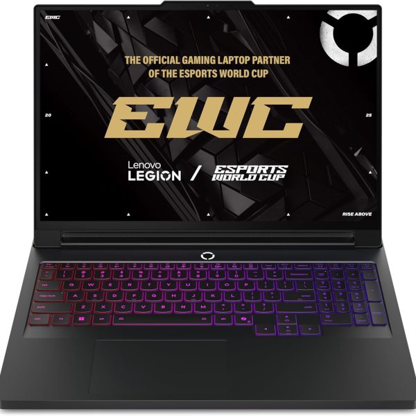 لينوفو لابتوب العاب ليجن برو 7 16IAX10H 16 انش WQXGA OLED 240Hz، انتل الترا 9 275HX، 32GB RAM، 2TB SSD، RTX 5070Ti 12GB GDDR7، كيبورد انجليزي-عربي RGB، ويندوز 11، اسود اكليبس [83F5008PAX] + عناية