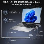 ⁦لابتوب العاب 15.6 انش من نايكلولو، 16GB RAM 512GB SSD، معالج N5095 4C/4T (حتى 2.9Ghz)، رسومات UHD، شاشة 15.6 انش FHD 1920×1080، واي فاي 5، بلوتوث 5.0، كيبورد باضاءة خلفية، فتح بصمة الاصبع⁩ - الصورة ⁦4⁩