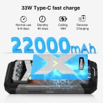 ⁦دوجي جوال في ماكس بلس (2024) 5G متين 22000mAh 36GB+512GB اندرويد 14، رؤية ليلية 200MP+32MP+20MP، شاشة IPS FHD+120Hz، مقاوم للماء IP68/IP69K، NFC/OTG⁩ - الصورة ⁦2⁩