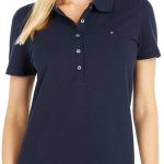 تومي هيليفيغر قميص بولو كلاسيكي للنساء (مقاس قياسي وكبير)