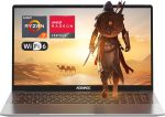 لابتوب العاب من ايس ماجيك مع حافظة معدنية واضاءة خلفية AMD رايزن 7 5700U (8C/16T حتى 4.3GHz) لنوت بوك الالعاب، 16.1 انش FHD، 16GB DDR4.512GB M.2 SSD، واي فاي 6، BT5.2، HDMI (رمادي)