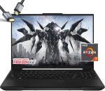 اسس لابتوب العاب تي يو اف A16 - AMD رايزن 7 7735HS - RX7700S بيت RTX 3060-16 WUXGA 165Hz - كيبورد باضاءة خلفية RGB - ثاندربولت 4 - كاميرا ويب - كيبل HDMI - 2024 (32GB RAM | 2TB PCIe SSD)