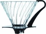 منقطات القهوة هاريو V60, زجاج, اسود, Size 03