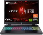 ايسر لابتوب العاب نيترو 16 بمعالج AMD رايزن 9 7940HS ثماني النواة وبطاقة رسومات انفيديا جيفورس RTX 4070 وشاشة 16 انش WQXGA 165Hz IPS و16GB DDR5 و1TB جيل 4 SSD وواي فاي 6E وكيبورد باضاءة خلفية RGB AN16