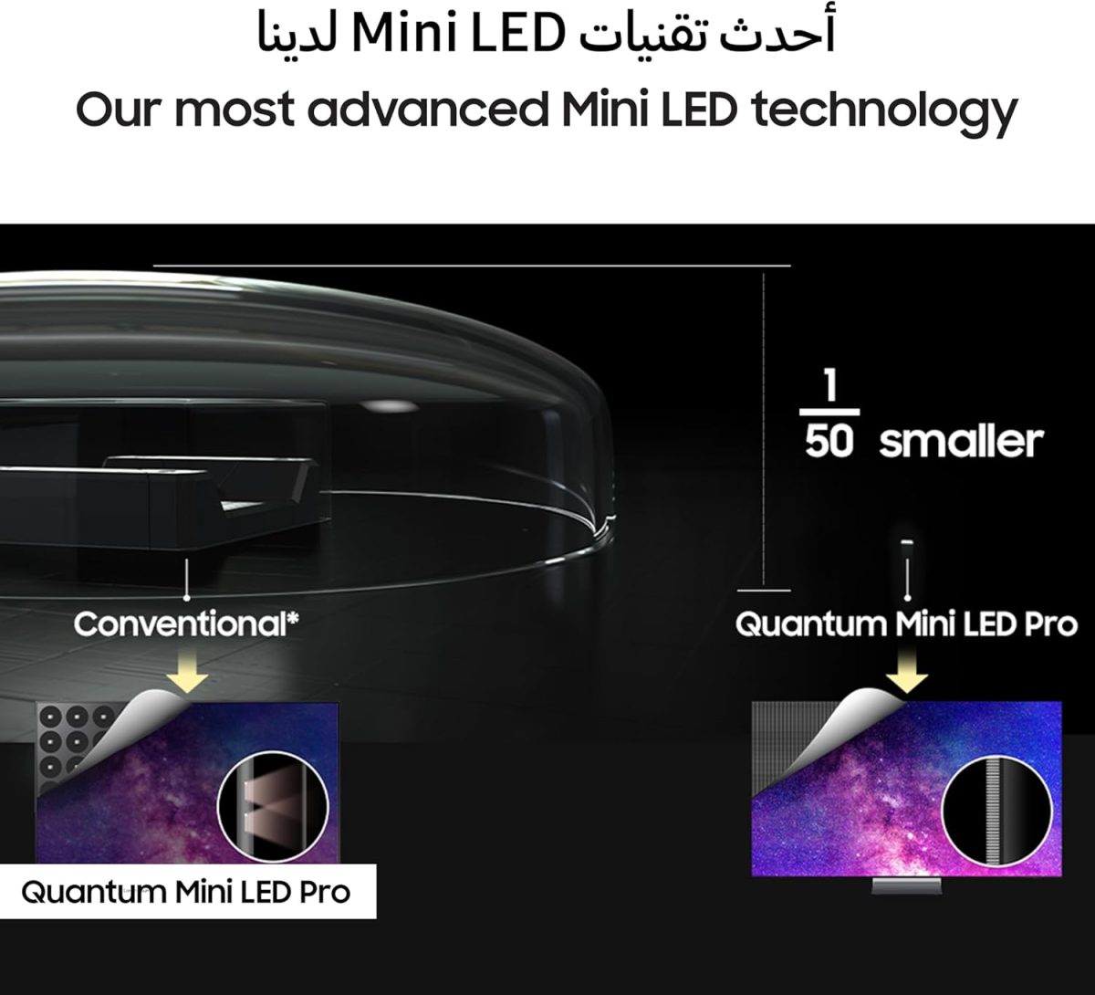 ⁦سامسونج تلفزيون نيو QLED 65 بوصة، QN900F، 8K، LED صغير، ترقية 8K بالذكاء الاصطناعي، تصميم اطار معدني، متجر فني، تلفزيون ذكي سامسونج Vision AI، QA65QN900FUXZN (2025 - اصدار الامارات العربية المتحدة)⁩ - الصورة ⁦5⁩