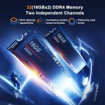 ⁦لابتوب انبكوير 2025 الاحدث ويندوز 11 15.6 انش، 1TB SSD، ذاكرة RAM ثنائية القناة 32GB، معالج رباعي النواة (بحد اقصى 2.9GHz)، شاشة FHD 1080P، كيبورد باضاءة خلفية، بصمة اصبع، كاميرا ويب، ميني HDMI، WiFi5⁩ - الصورة ⁦3⁩