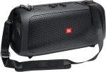 JBL مكبر صوت محمول للحفلات اثناء التنقل من بارتي بوكس مع اضواء مدمجة وميكروفون لاسلكي، 100 واط من صوت JBL برو قوي، صوت جهوري قوي، مقاوم للرذاذ IPX4، تدفق بلوتوث - اسود، JBLPARTYBOXOTGUK
