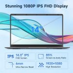 ⁦بي ماكس لابتوب للالعاب بشاشة 14 انش LPDDR4 سعة 8GB وSSD سعة 256GB، لابتوب للالعاب N5000 (حتى 2.7Ghz)، لابتوب⁩ - الصورة ⁦3⁩