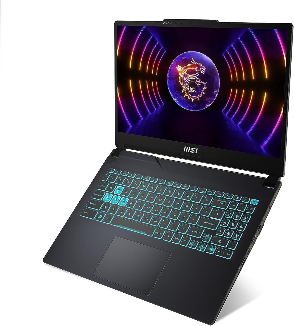⁦MSI لابتوب العاب سايبورغ 15 - 15.6FHD 144Hz، انتل كور i7-13620H، جيفورس RTX 3050 6GB، 1TB NVMe SSD، ويندوز 11، ماوس لاسلكي ستيك اسود (انفيديا جيفورس RTX3050 6GB | 1TB | RAM 16GB | ويندوز 11 هوم)⁩ - الصورة ⁦4⁩