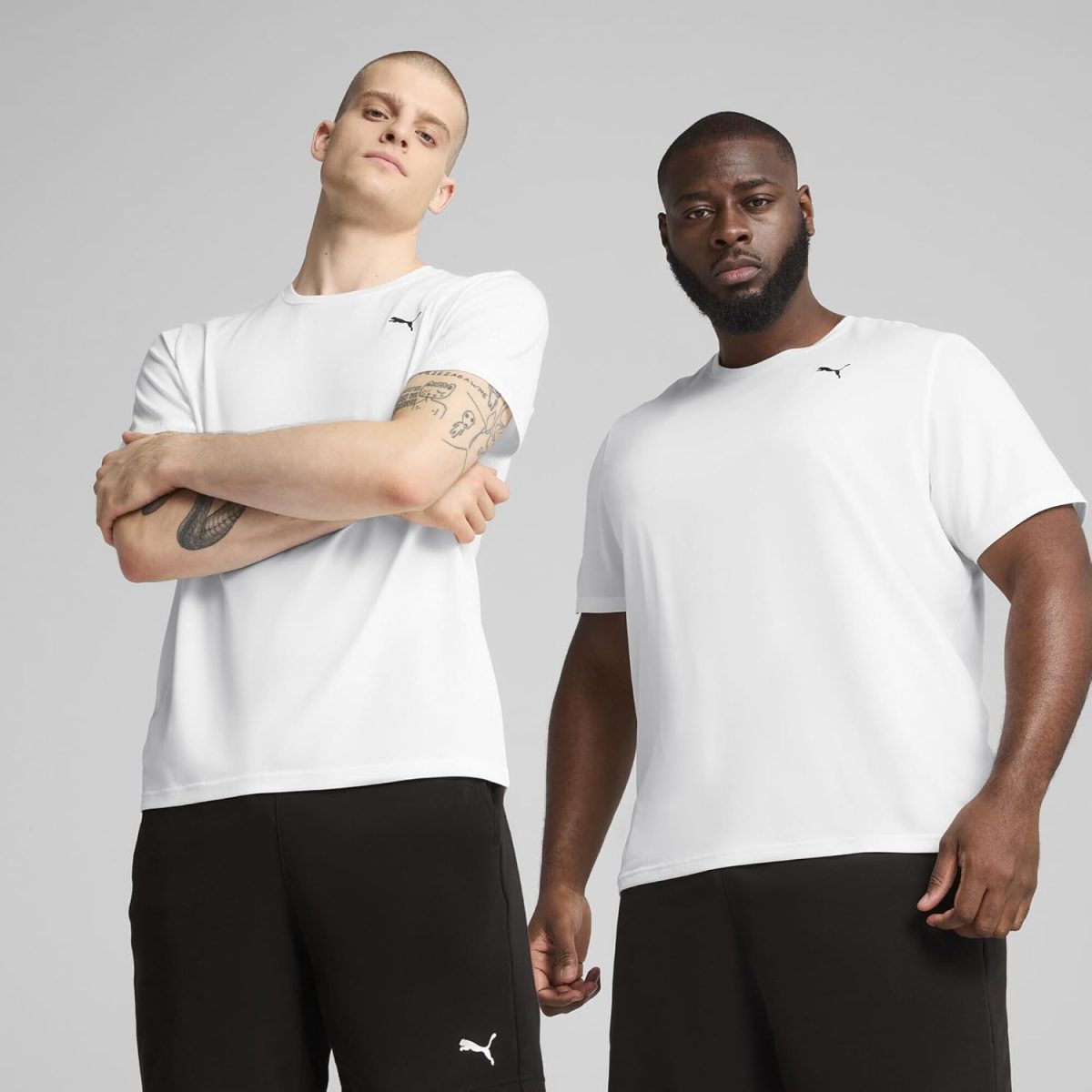 ⁦PUMA Mens M TAD ESSENTIALS SOLID CAT TEE Tees⁩ - الصورة ⁦3⁩