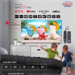 ⁦تلفزيون LED ذكي 75 بوصة بدقة 4K UHD مع نظام تشغيل ويب او اس وجهازي تحكم عن بعد سحري وشاشة سينما 4K UHD HDR وصوت دولبي وتحكم صوتي ذكي وتطبيقات يوتيوب ونتفليكس وشاهد من جنرال تيك⁩ - الصورة ⁦2⁩