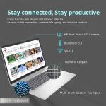 ⁦HP لابتوب بشاشة لمس 17 انش بالذكاء الاصطناعي بمعالج انتل i7-150U 10 كور بيت i7-1355U وكيبورد باضاءة خلفية وويندوز 11 واوفيس 365 لمدة عام وكلية العمل (64GB RAM و2TB PCIe SSD)⁩ - الصورة ⁦6⁩