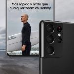 ⁦سامسونج جالكسي اس 21 الترا (5G SM-G998B/DS 512GB ذاكرة RAM 16GB، لون فضي فانتوم)⁩ - الصورة ⁦8⁩