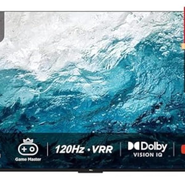 TCL تلفزيون 98 بوصة QLED 4K HDR دولبي فيجن جوجل MEMC 120Hz VRR معالج HDMI 2.1-98C735