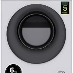 غسالة تحميل امامي سعة 6 كجم موديل 2025 EGWMFL700 من ايجنرال، مع محرك عاكس بي ال دي سي، ضمان 5 سنوات، استهلاك طاقة وماء 5 نجوم، 1200 دورة في الدقيقة، 12 برنامج (ضمان العلامة التجارية لمدة عام)