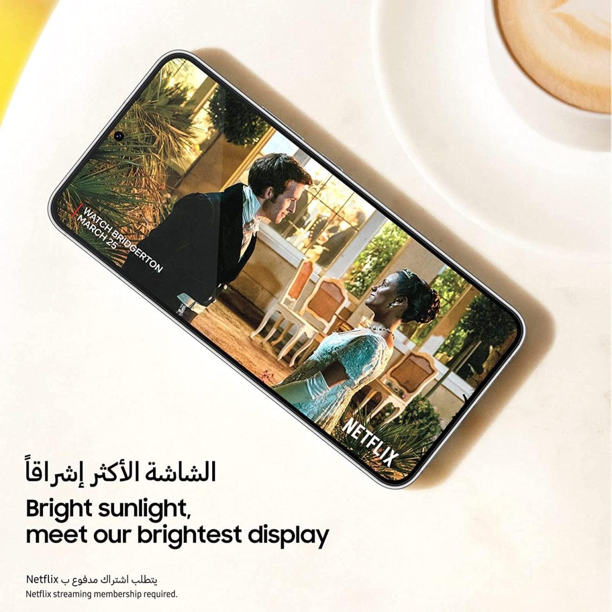 ⁦جوال سامسونج جالكسي S22، يدعم شريحتين، نظام أندرويد، ذاكرة داخلية 256GB، لون بنفسجي بورا⁩ - الصورة ⁦4⁩