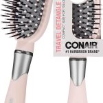 كونير فرشاة شعر فيلفيت تاتش - فرشاة شعر للسفر - فرشاة فك تشابك الشعر - فرشاة شعر مجعد - فرش شعر للنساء - فرشاة فك تشابك الشعر - فرش شعر للنساء