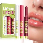 مجموعة احمر شفاه بزيت شفاه دهون كليك سليك من 3 الوان، مرطب شفاه ملون، ملمع شفاه، مرطب يدوم طويلا، خفيف الوزن، مرطب وملمع بالوان زاهية ولامعة، هدية مكياج للنساء