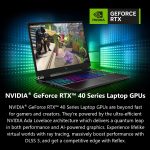 ⁦ايسر لابتوب العاب نيترو 16 بمعالج AMD رايزن 9 7940HS ثماني النواة وبطاقة رسومات انفيديا جيفورس RTX 4070 وشاشة 16 انش WQXGA 165Hz IPS و16GB DDR5 و1TB جيل 4 SSD وواي فاي 6E وكيبورد باضاءة خلفية RGB AN16⁩ - الصورة ⁦4⁩