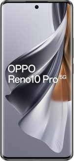 ⁦اوبو هاتف ذكي رينو 10 برو ثنائي شرائح الاتصال بذاكرة روم 256GB وذاكرة RAM 12GB (جي اس ام فقط | بدون سي دي ام ايه) هاتف ذكي 5G مفتوح من المصنع (رمادي فضي) - اصدار عالمي⁩ - الصورة ⁦2⁩