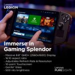 ⁦لينوفو لابتوب العاب محمول من ليجن جو، معالج AMD رايزن Z1 اكستريم وRAM 16GB وSSD 512GB ووحدة معالجة رسومات AMD راديون مدمجة وشاشة 8.8 انش WQXGA 144Hz وويندوز 11 [83E10055AX] حماية من الاضرار العرضية⁩ - الصورة ⁦5⁩