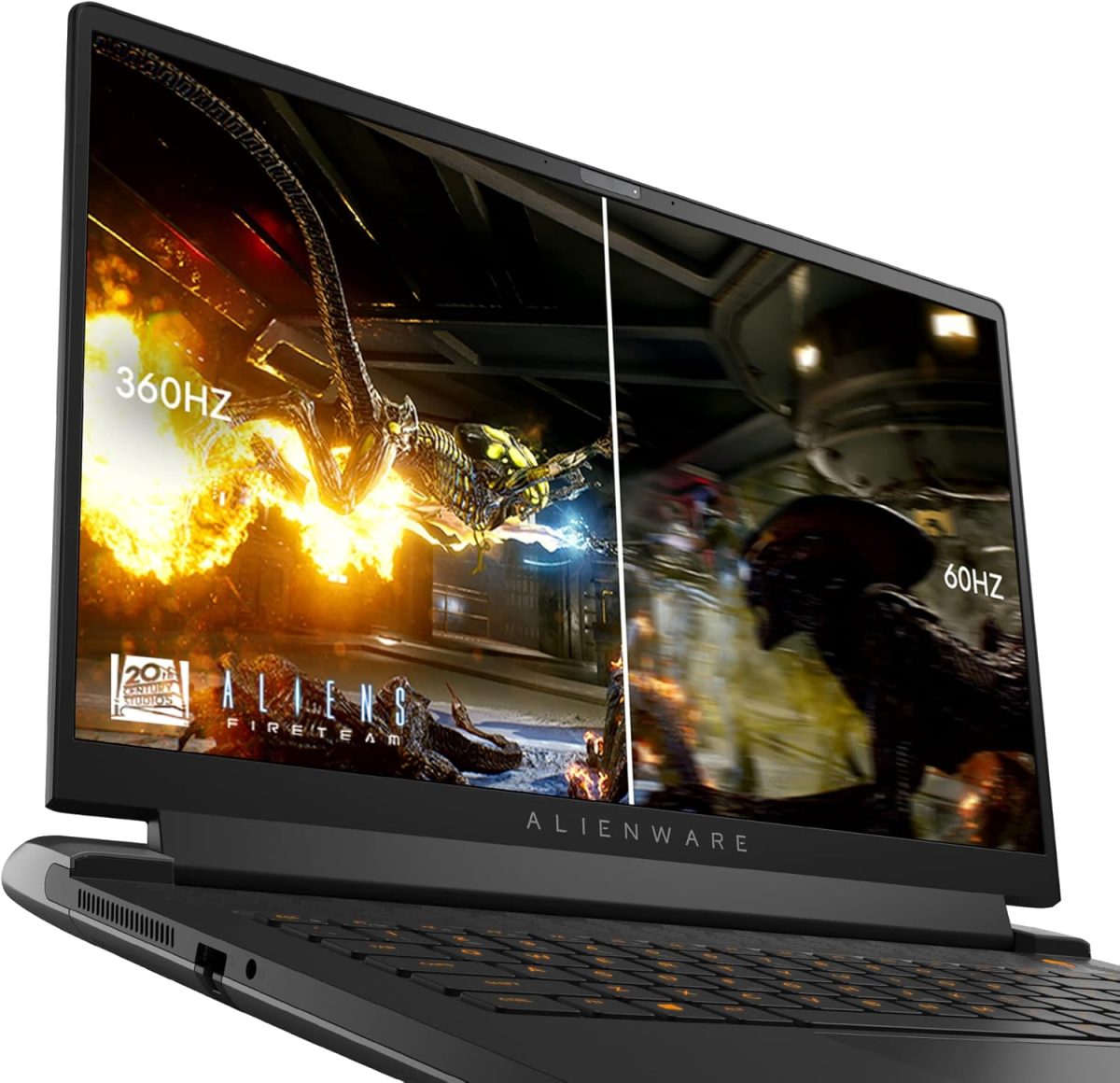 ⁦الينوير لابتوب العاب M15 R6 بشاشة 15.6 انش FHD (1920×1080) 1 مللي ثانية 360 هرتز، انتل كور i7-11800H، ذاكرة RAM DDR4 32GB، SSD 1TB، انفيديا RTX 3070 8GB، ويندوز 11 هوم، اسود⁩ - الصورة ⁦3⁩