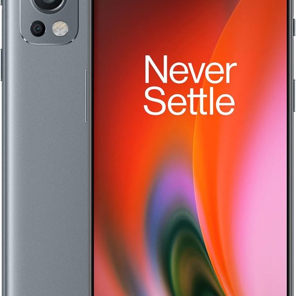 ون بلس جوال نورد 2 5G (المملكة المتحدة) - 8GB RAM 128GB بدون شريحة اتصال مع كاميرا ثلاثية وشحن سريع 65 واط - ضمان لمدة عامين - رمادي سييرا