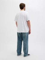 ⁦JACK & JONES Men's O-Neck Plus Size T-Shirt⁩ - الصورة ⁦4⁩