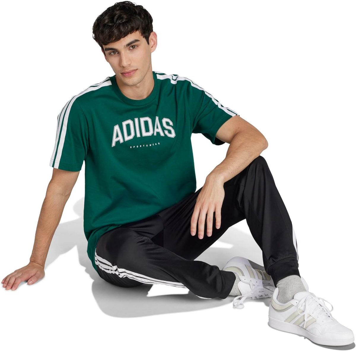 ⁦adidas Men Codes Collegiate Linear Graphic Tee⁩ - الصورة ⁦5⁩