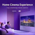 ⁦LG تلفزيون كيو نيد 55 بوصة سلسلة QNED80، تصميم شاشة سينما 4 كيه اكتيف HDR ويب او اس 22 مع تقنية الذكاء الاصطناعي ثينك كيو، اسود⁩ - الصورة ⁦9⁩