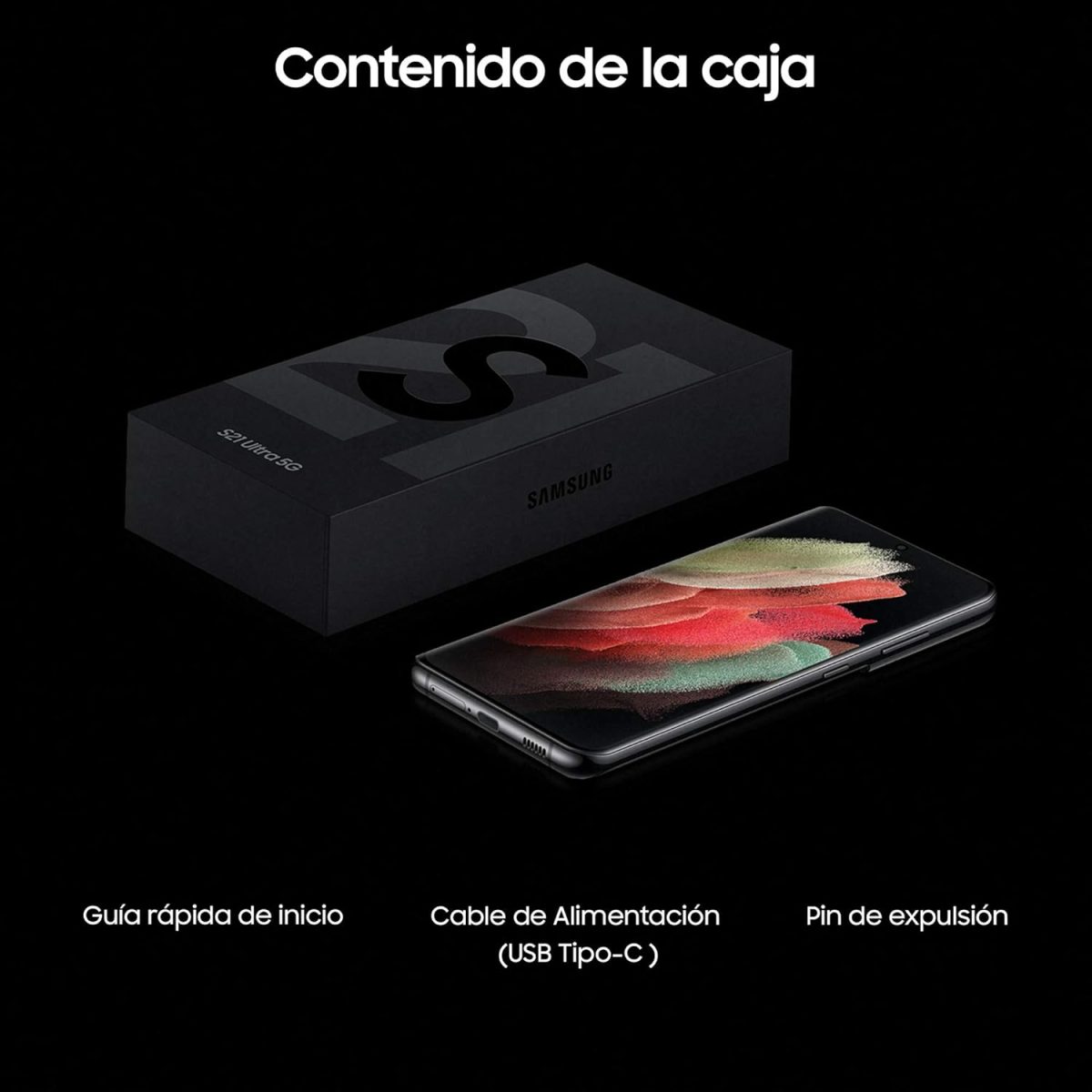 ⁦سامسونج جالكسي اس 21 الترا (5G SM-G998B/DS 512GB ذاكرة RAM 16GB، لون فضي فانتوم)⁩ - الصورة ⁦12⁩