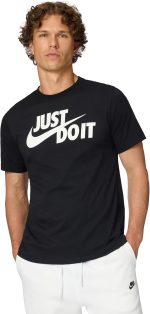 تيشيرت رياضي سووش للرجال مطبوع عليه Just Do It من نايك (عبوة من قطعة واحدة)
