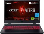 ايسر لابتوب العاب نيترو 5 الجيل 12 انتل كور i5-12500H / 16GB RAM / 512GB SSD / 4GB انفيديا جيفورس RTX 3050 Ti GPU / شاشة 15.6 انش FHD 144Hz IPS / ويندوز 11 هوم / اسود اوبسيديان وكيبورد انجليزي