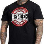 بينلي روكي ماركيانو تي شيرت للرجال بشعار الملاكمة بينلي روكي ماركيانو للرجال - اسود، مقاس S
