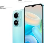 ⁦فيفو Y02s 4G ثنائي شرائح الاتصال (ازرق نابض بالحياة، 3GB RAM، 32GB) كاميرا خلفية 8MP | بطارية 5000mAh | تربو متعدد 5.5 | ضمان 12 شهر + سماعات اذن + حامل حلقي⁩ - الصورة ⁦4⁩
