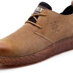 فولكلاند حذاء سلامة كاجوال من الجلد بمقدمة من الستيل للرجال