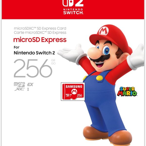 نينتندو Samsung mircoSD Express Card 256 جيغابايت