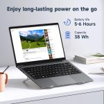 ⁦بي ماكس لابتوب للالعاب بشاشة 14 انش LPDDR4 سعة 8GB وSSD سعة 256GB، لابتوب للالعاب N5000 (حتى 2.7Ghz)، لابتوب⁩ - الصورة ⁦8⁩