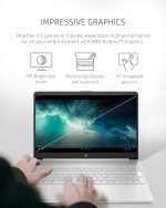 ⁦HP لابتوب 14، AMD رايزن 5 5500U، ذاكرة RAM 8GB، تخزين SSD 256GB، شاشة FHD 14 انش، ويندوز 11 هوم، رفيع ومحمول، شاشة مايكرو ايدج ومضادة للتوهج، عمر بطارية طويل (14-fq1025nr، 2021)⁩ - الصورة ⁦3⁩