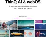 ⁦LG تلفزيون كيو نيد 55 بوصة سلسلة QNED80، تصميم شاشة سينما 4 كيه اكتيف HDR ويب او اس 22 مع تقنية الذكاء الاصطناعي ثينك كيو، اسود⁩ - الصورة ⁦14⁩