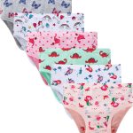 وينغينغ داي سراويل داخلية ناعمة من القطن الخالص للبنات