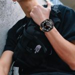 ⁦سوار رياضي نايلون لساعة سامسونج جالكسي 7 الترا 47 ملم من ازوني، سوار معصم مرن قابل للتعديل وجيد التهوية للرجال والنساء، مثالي لأنماط الحياة النشطة⁩ - الصورة ⁦5⁩