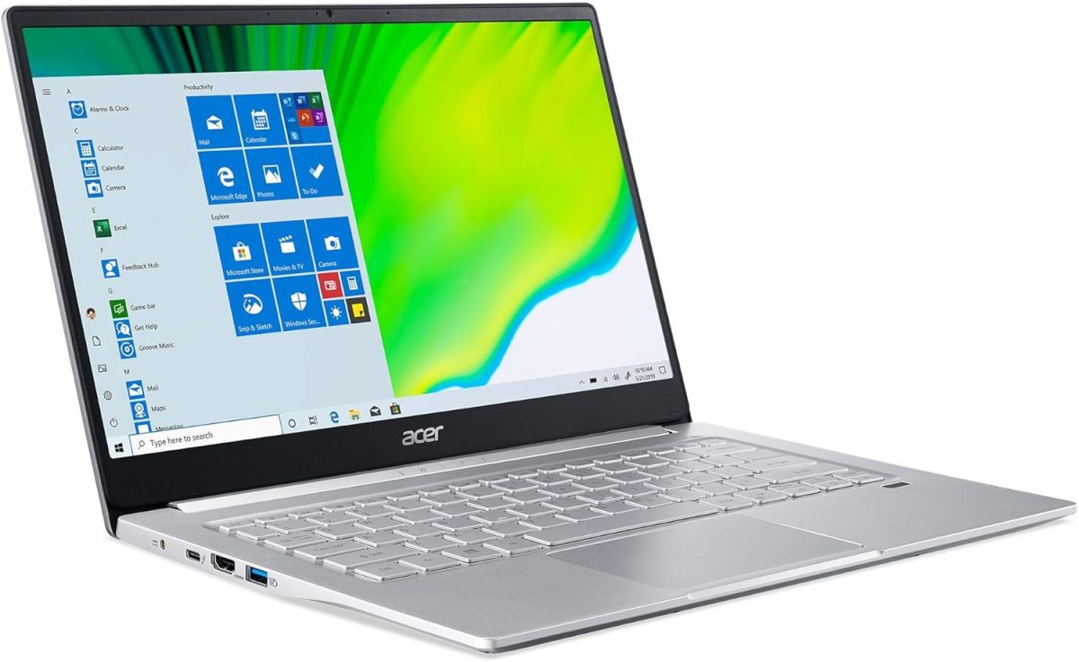 ⁦ايسر لابتوب سويفت 3 انتل ايفو رفيع وخفيف بشاشة FHD 14 انش ومعالج انتل كور i7-1165G7 وبطاقة عرض مرئي انتل ايرس اكس اي 8GB LPDDR4X و256GB NVMe SSD وواي فاي 6 وقارئ بصمة وكيبورد باضاءة خلفية⁩ - الصورة ⁦11⁩