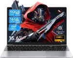 لابتوب العاب 15.6 انش من نايكلولو، 16GB RAM 512GB SSD، معالج N5095 4C/4T (حتى 2.9Ghz)، رسومات UHD، شاشة 15.6 انش FHD 1920×1080، واي فاي 5، بلوتوث 5.0، كيبورد باضاءة خلفية، فتح بصمة الاصبع