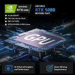 ⁦MSI لابتوب العاب فيكتور 16 HX RTX 5080 16 انش QHD+ 240Hz الترا 9 275HX (افضل من i9-14900HX)، انفيديا جيفورس RTX 5080 AI برو، 64GB DDR5، 4TB SSD، اضاءة خلفية RGB، حزمة مع مبرد قابل للطي⁩ - الصورة ⁦3⁩