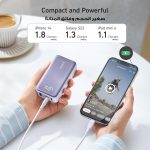 ⁦بطارية Anker، شاحن محمول Power IQ 3.0، مخرج PD 30W Max (PowerCore 30W)، حزمة 10,000 ميللي أمبير في الساعة، تتوافق مع iPhone 15/15 Plus/15 Pro/15 Pro Max وMacBook وDell وMicrosoft Surface والمزيد.⁩ - الصورة ⁦3⁩
