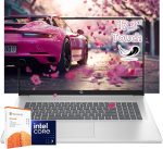HP لابتوب بشاشة لمس 17 انش بالذكاء الاصطناعي بمعالج انتل i7-150U 10 كور بيت i7-1355U وكيبورد باضاءة خلفية وويندوز 11 واوفيس 365 لمدة عام وكلية العمل (64GB RAM و2TB PCIe SSD)