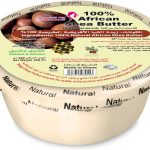 زبدة الشيا الافريقية العاجية البيضاء. عبوة من زبدة الشيا غير لمكررة والخام والناعمة والطبيعية والعضوية والنقية وذات الجودة المتميزة للعناية بالشعر والبشرة، 250 مل.