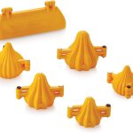 DS قالب شوكولاتة ميثاي الحلوة من البلاستيك مع قالب شريط كومبو (مجموعة من 6 قطع)